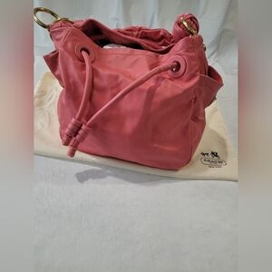 Pink Leather Women's Bag